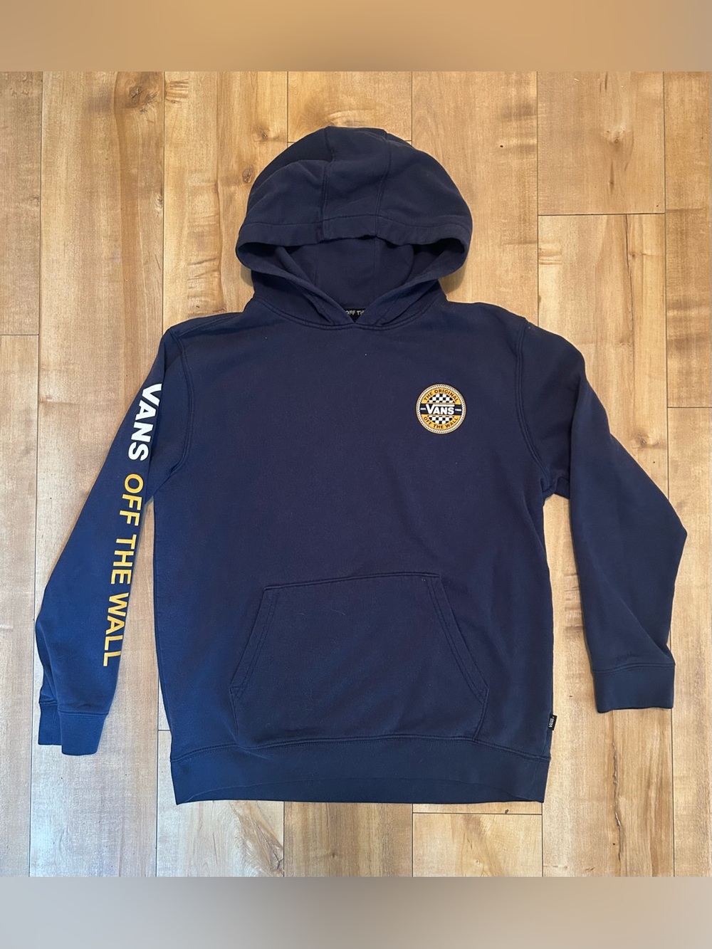 ✨Men's Vans Off The Wall Circled Checker Navy Hoodie - Men's XL✨🍂